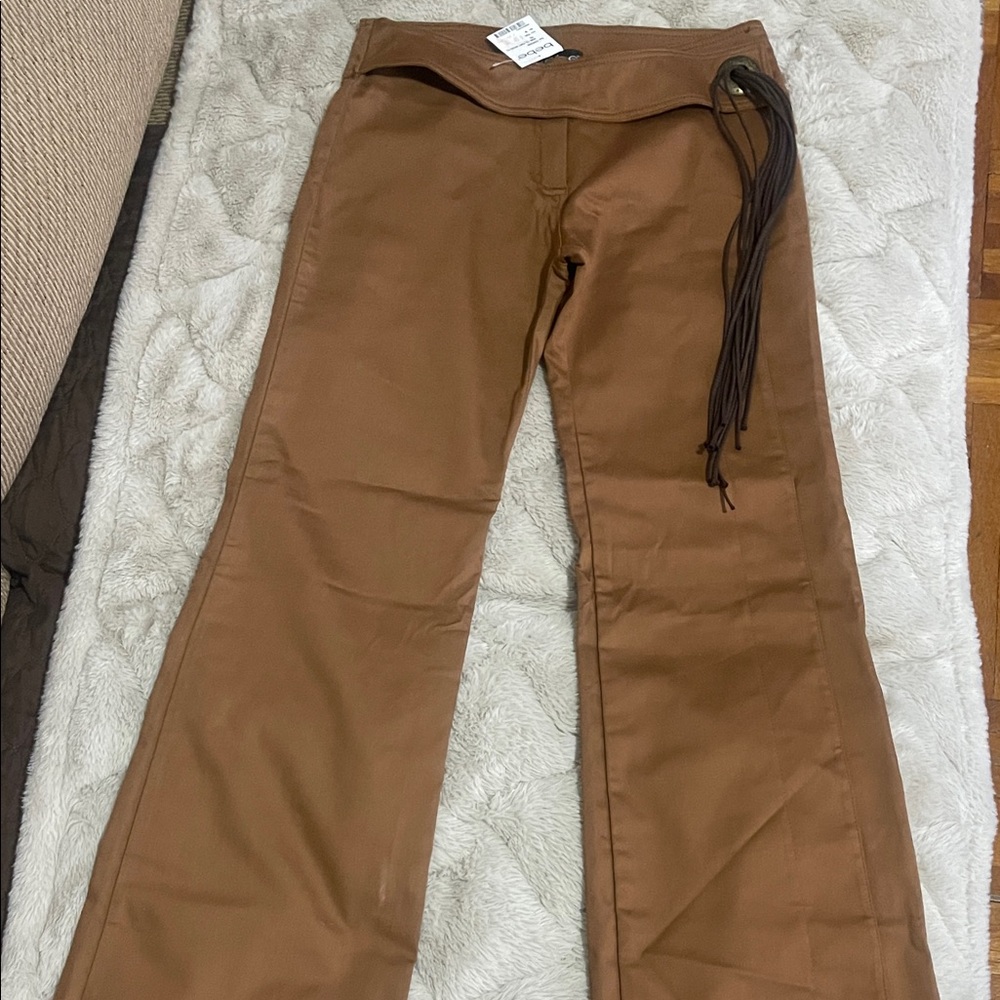 bebe Brown Boot Cut Pants
